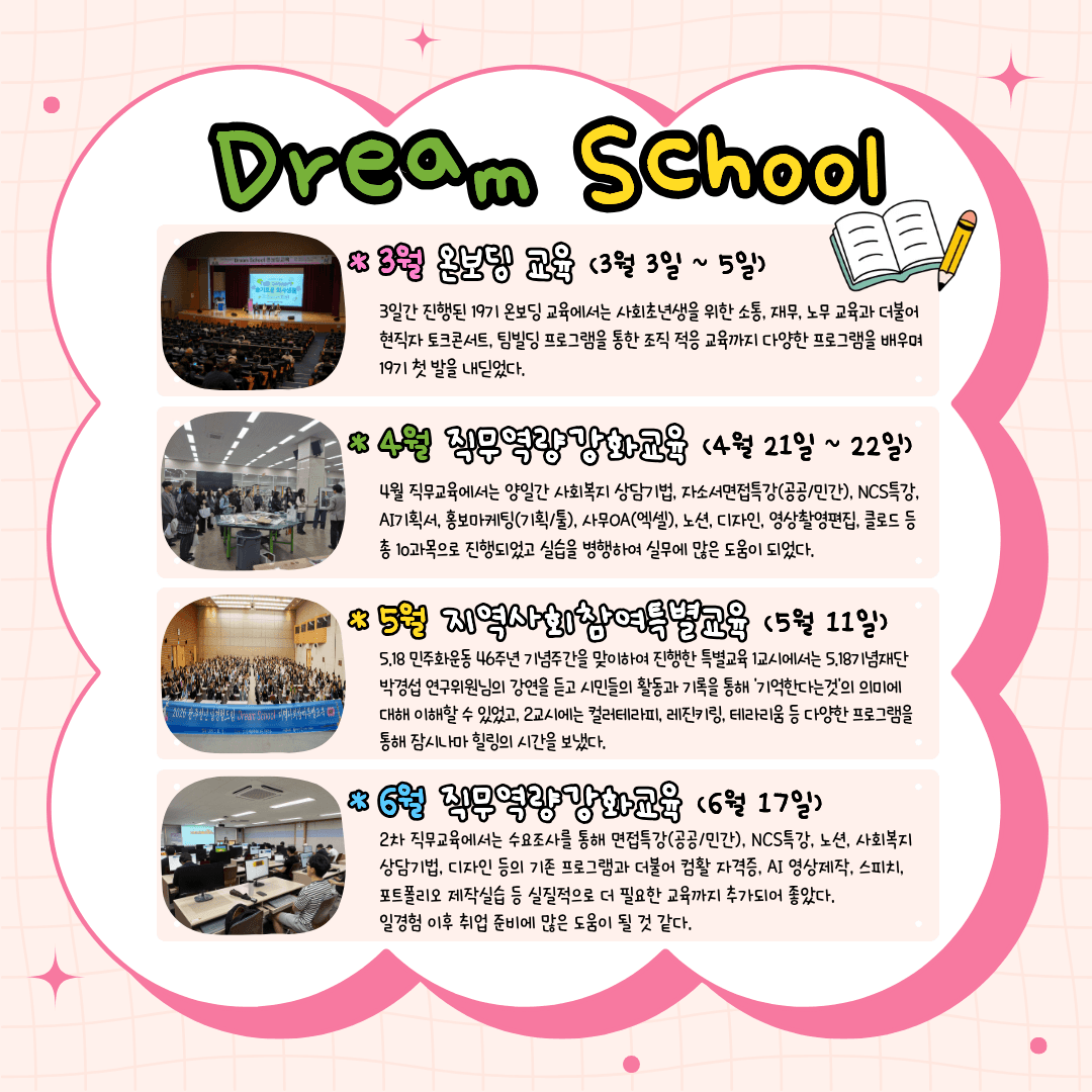 📢 2026년 상반기(19기) 소식지 카드 3